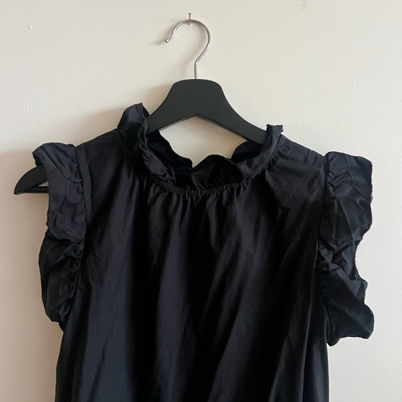 Black dress with ruffles - Picture 3 of 4